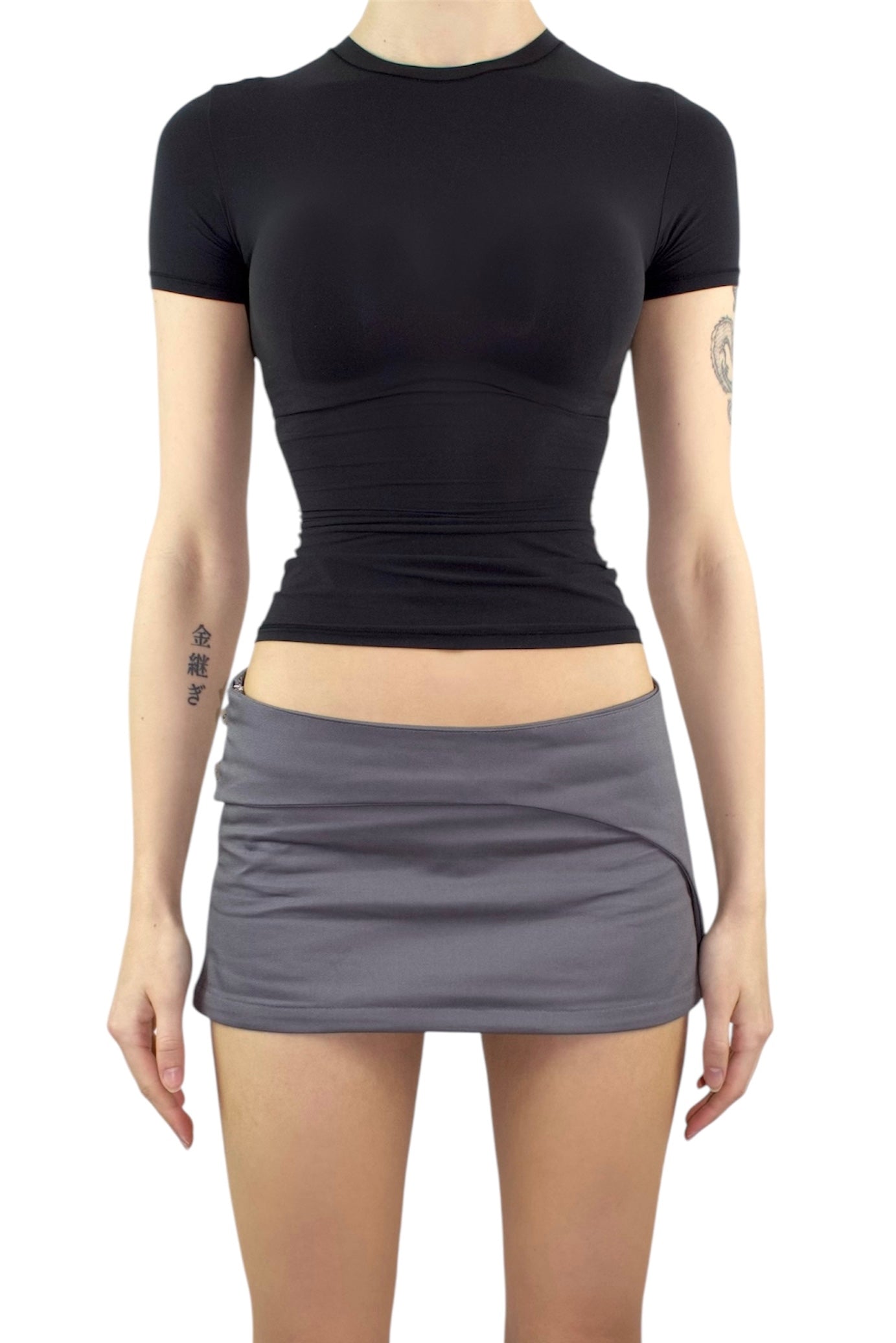 ALTER EGO Low Rise Mini A-Line Skirt with Invisible Zipper image 1
