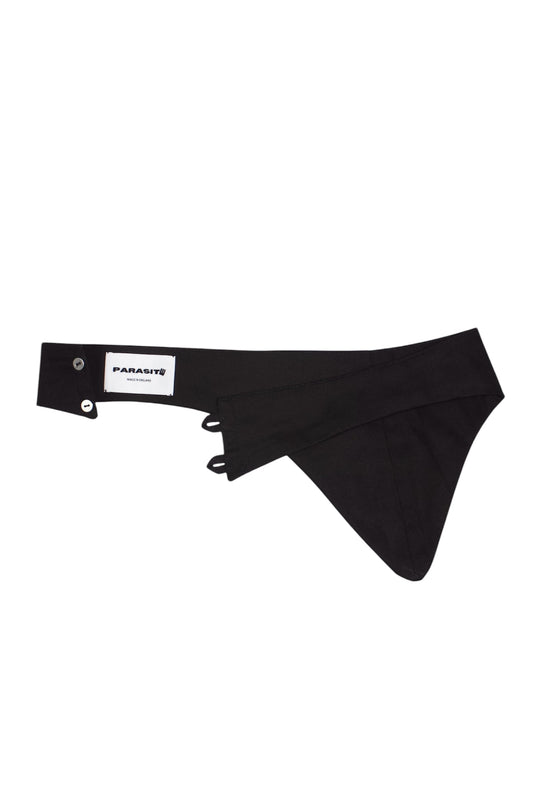 ALTER EGO Asymmetric Wide Chunky Belt with Stainless Steel Buttons image 0