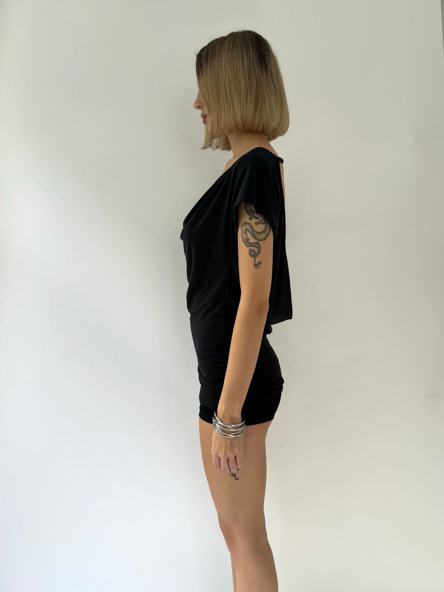 MOTION Cowl Neck & Cowl Back Reversible Top image 3