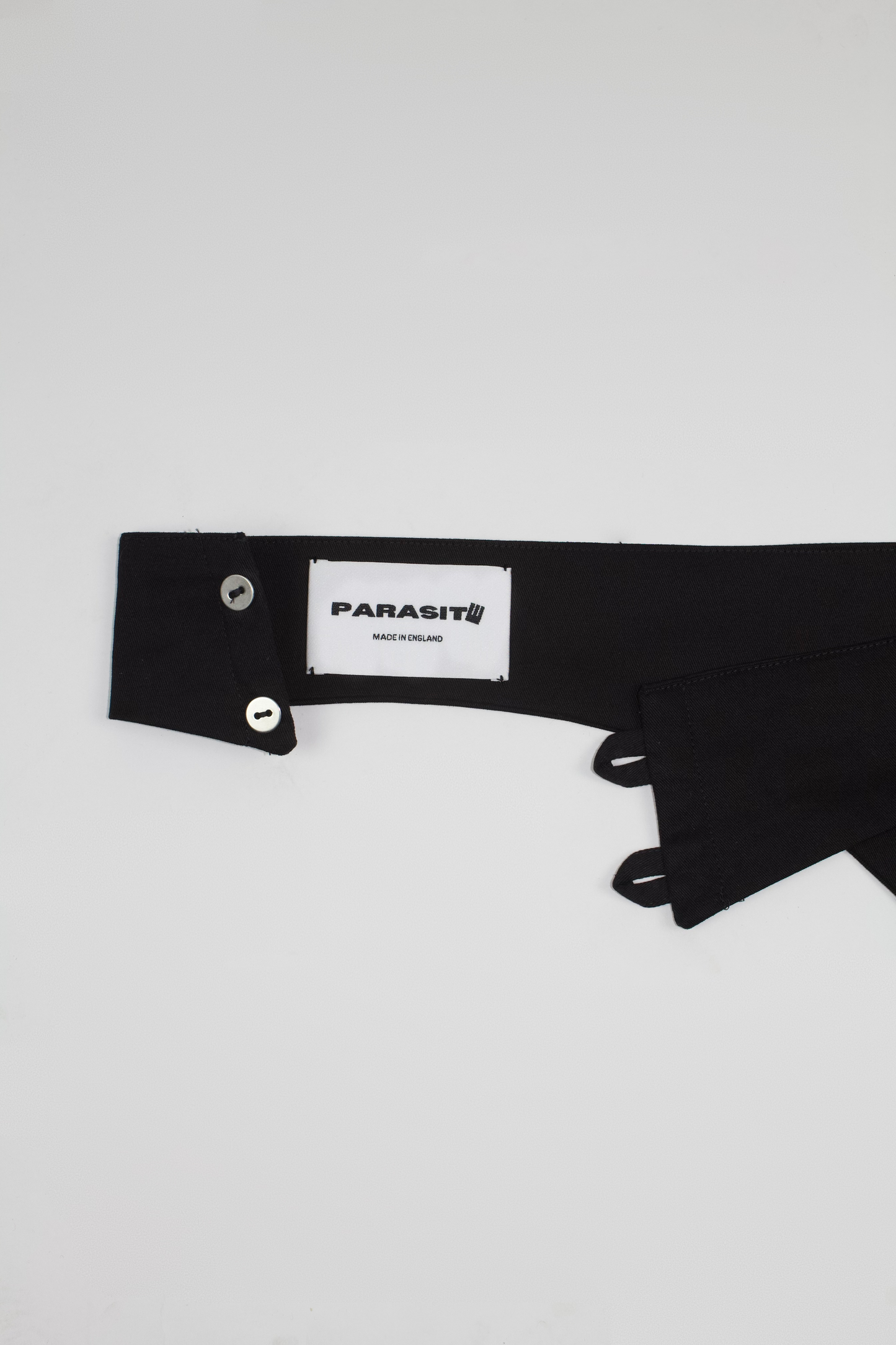 ALTER EGO Asymmetric Wide Chunky Belt with Stainless Steel Buttons image 5