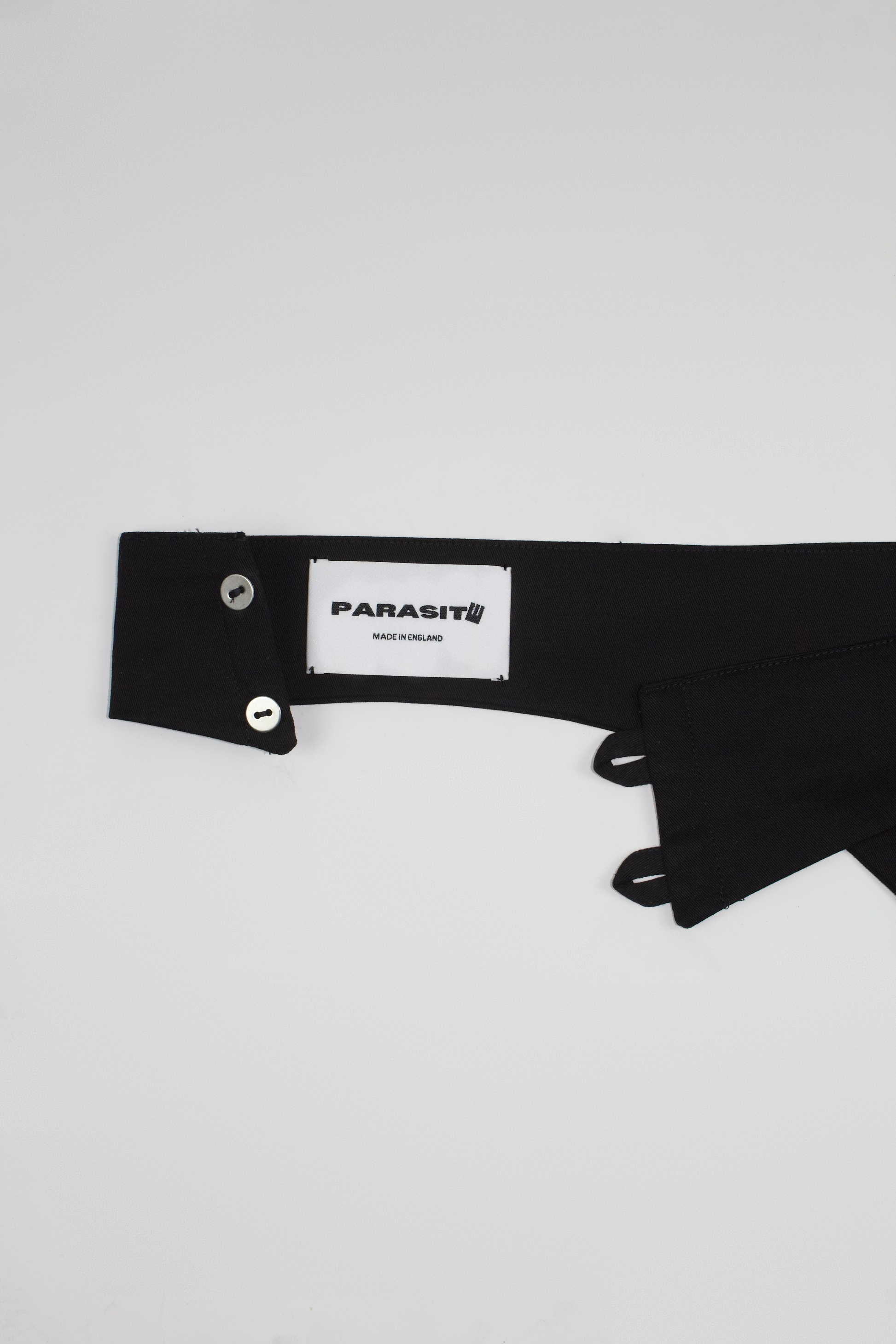 ALTER EGO Asymmetric Wide Chunky Belt with Stainless Steel Buttons image 5