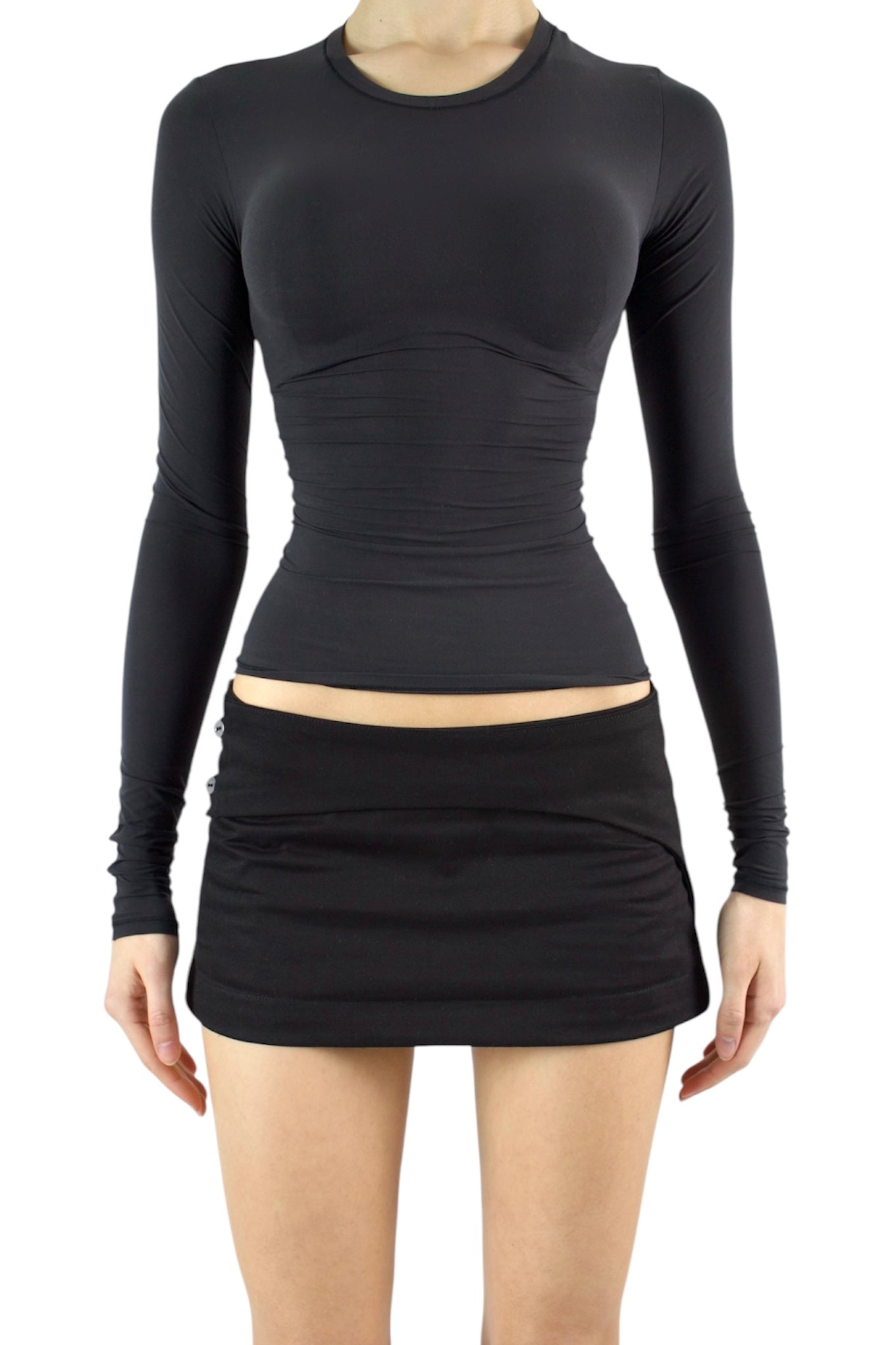 ALTER EGO Low Rise Mini A-Line Skirt with Invisible Zipper image 1