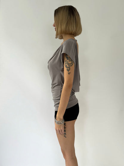 MOTION Cowl Neck & Cowl Back Reversible Top image 2